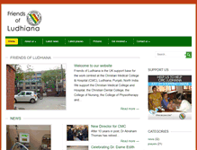 Tablet Screenshot of friendsofludhiana.org.uk